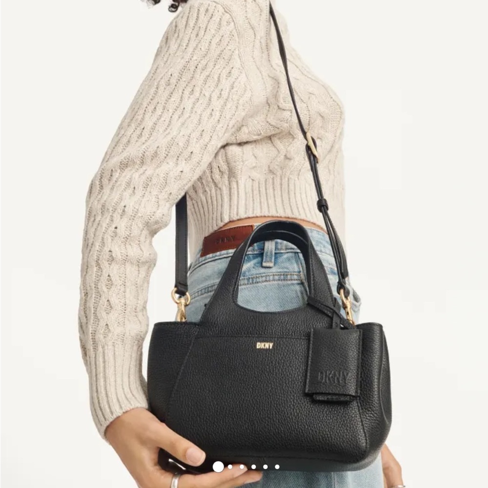 NWOT DKNY Effortless Mini Black Tote